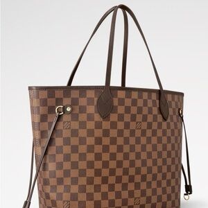 Louis Vuitton Brown Checkered Tote